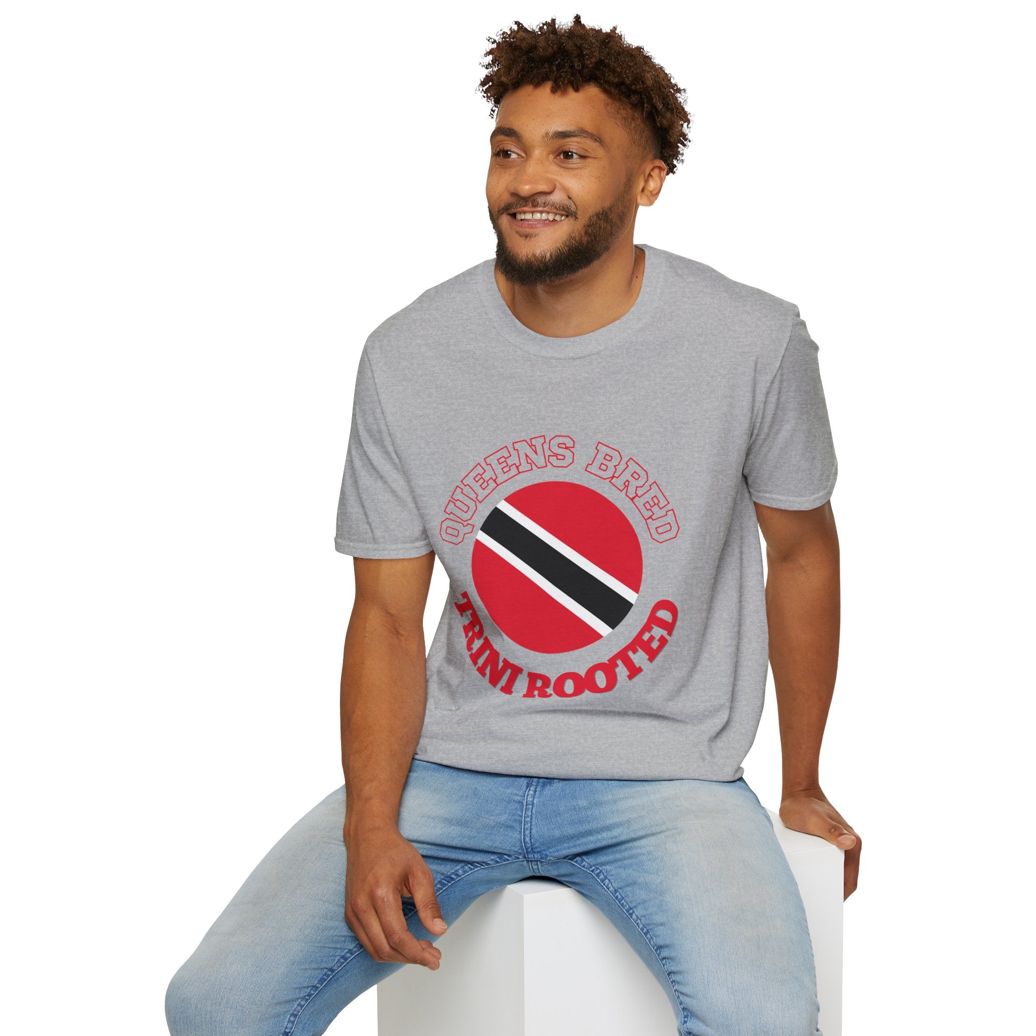 Queens Bred, Trini Rooted - Trinidad & Tobago Heritage T-Shirt