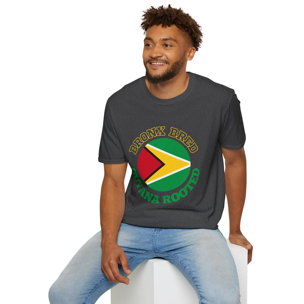 Bronx Bred, Guyana Rooted Tee | Boogie Down Caribbean Pride Shirt