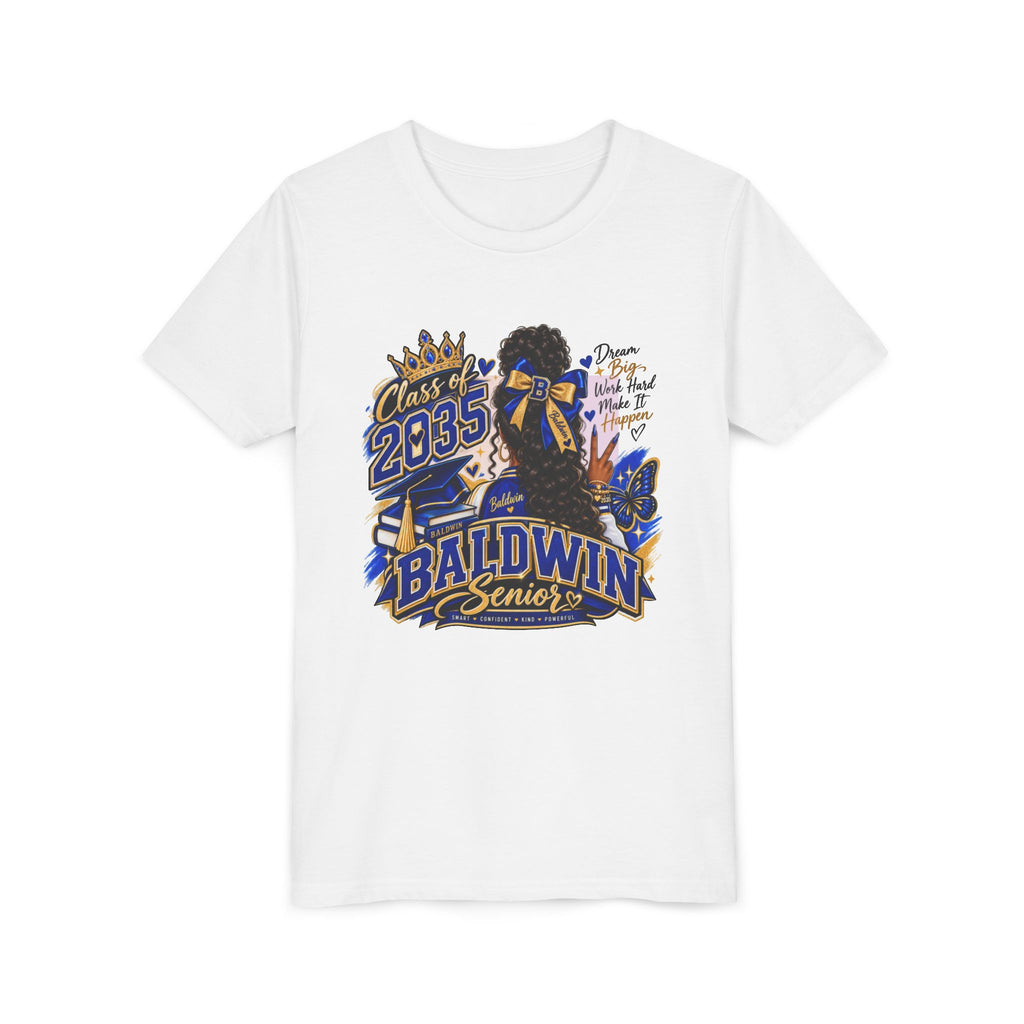 Baldwin Class of 2035 Youth T‑Shirt — 'Senior' School Spirit Tee
