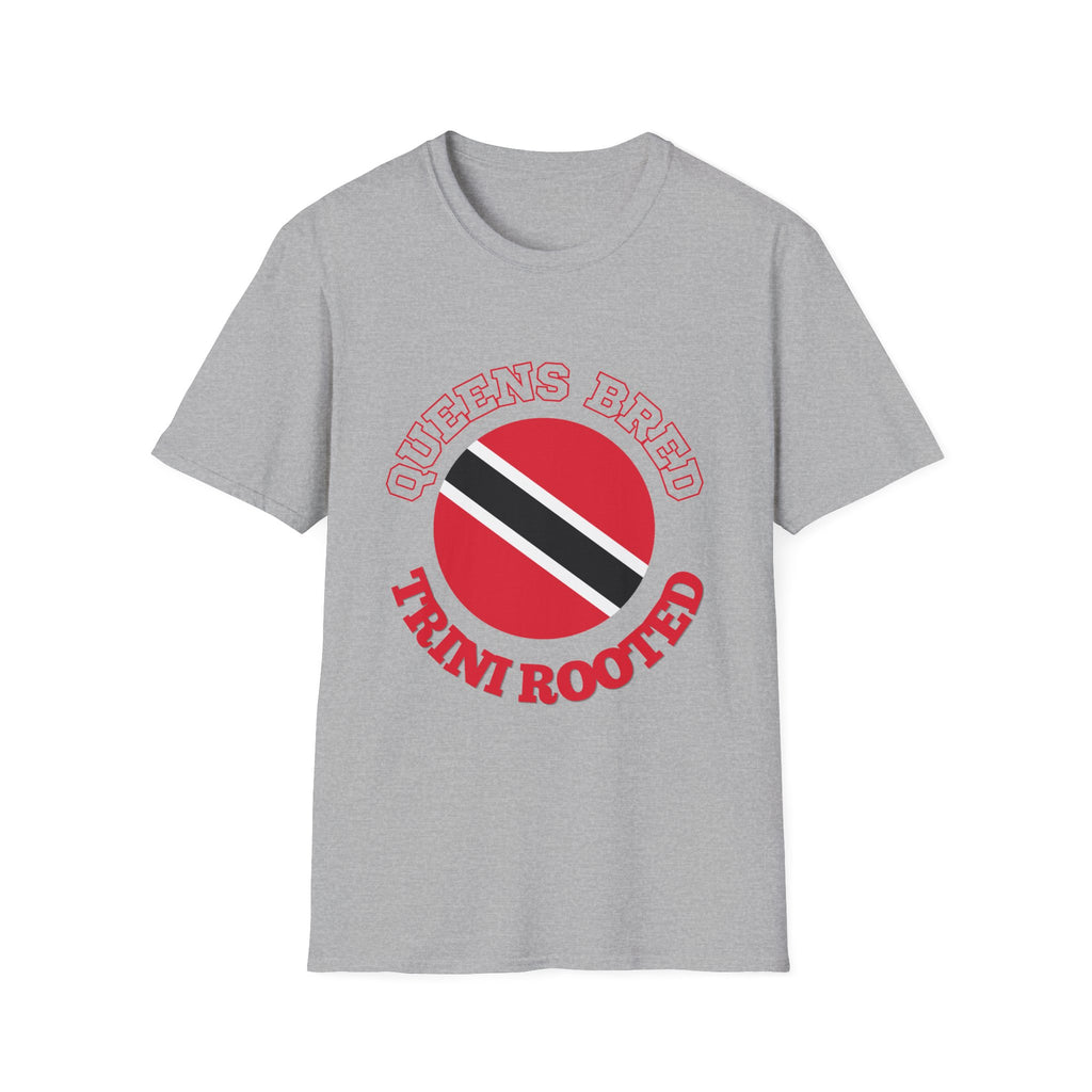 Queens Bred, Trini Rooted - Trinidad & Tobago Heritage T-Shirt