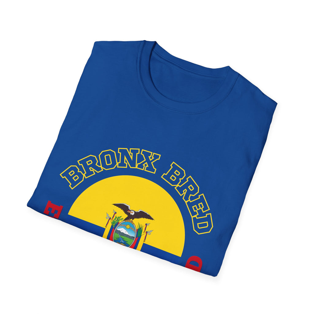 Bronx Bred, Ecuador Rooted T-Shirt — Ecuador Flag Crest Tee