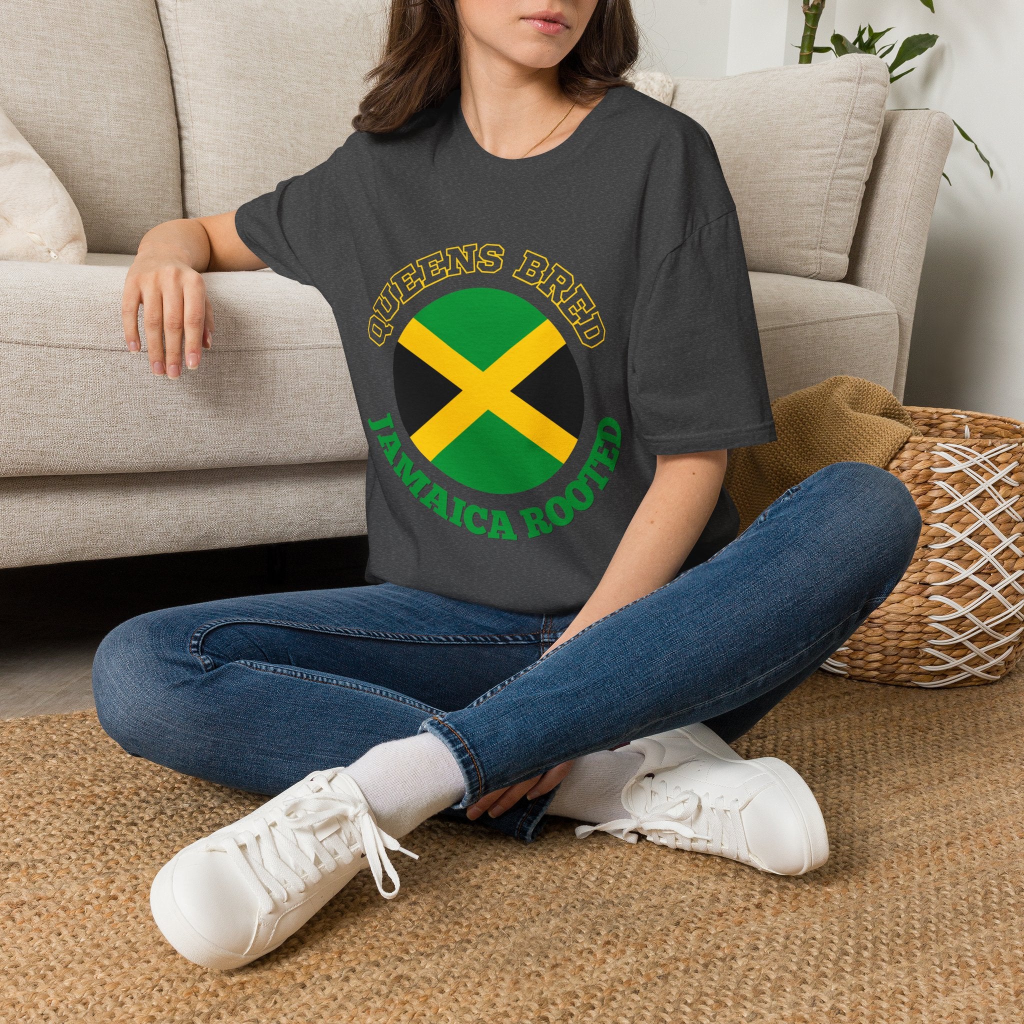 Queens Bred Jamaica Rooted Heritage Tee