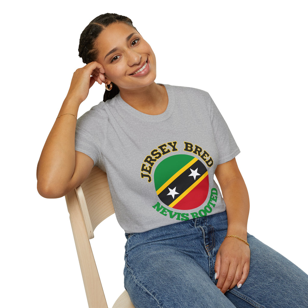 T-Shirt — Jersey Breed St. Kitts & Nevis Rooted Flag Design