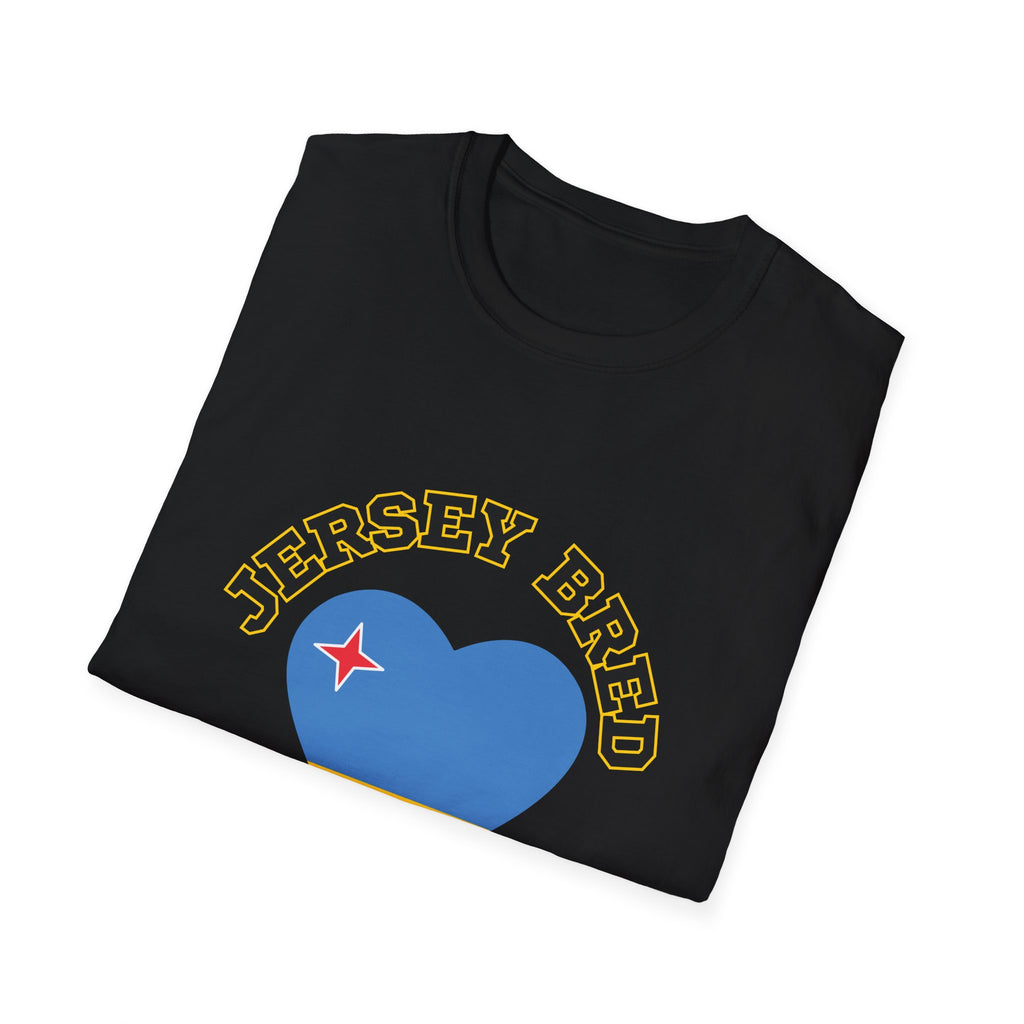 Jersey Bred Aruba Rooted Heritage Heart Tee — Island Pride Graphic T-Shirt
