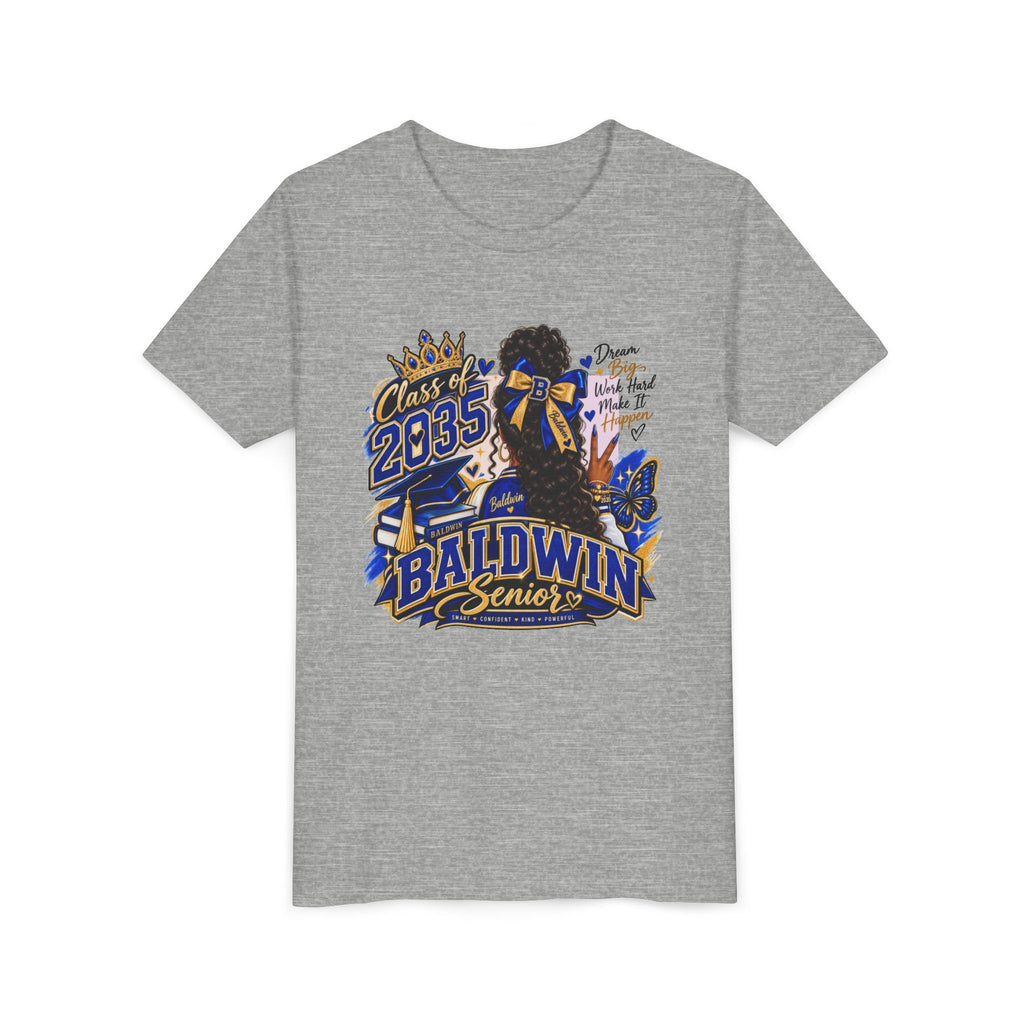 Baldwin Class of 2035 Youth T‑Shirt — 'Senior' School Spirit Tee