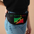 St. Kitts & Nevis Flag Fanny Pack — Travel Waist Bag for the road