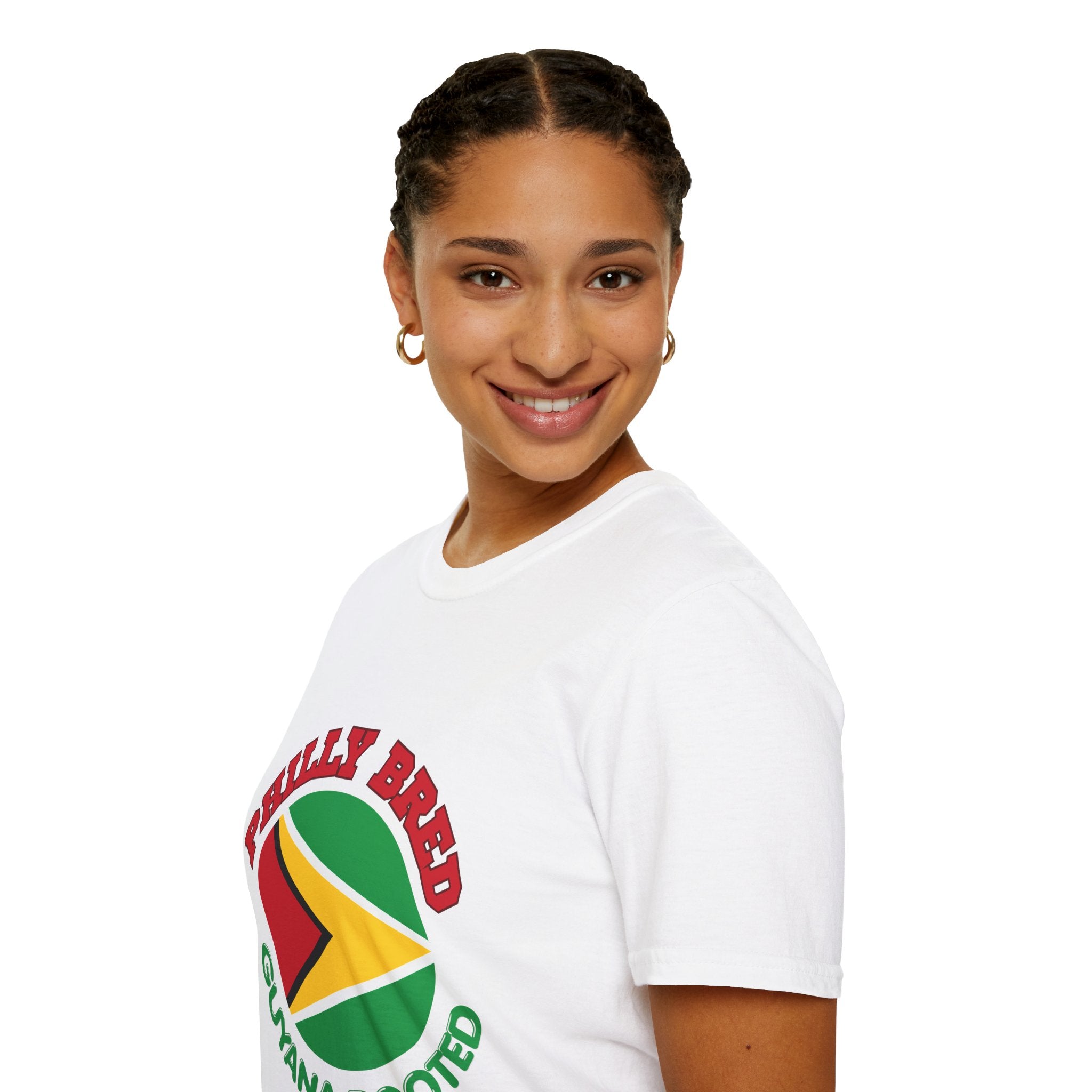 Guyana Rooted "Philly Bred" T-Shirt — Guyanese Flag Pride Tee