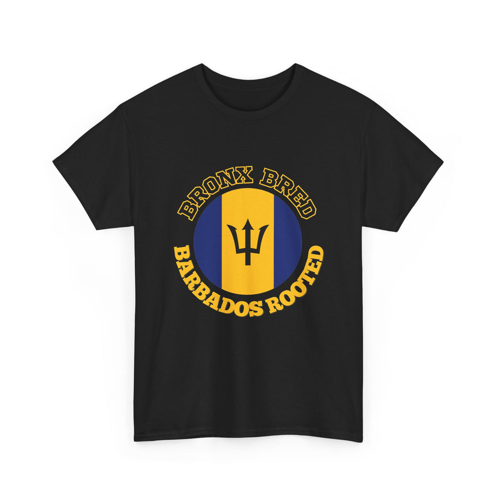 Barbados Rooted 'Bronx Bred' T-Shirt — Caribbean Pride Tee