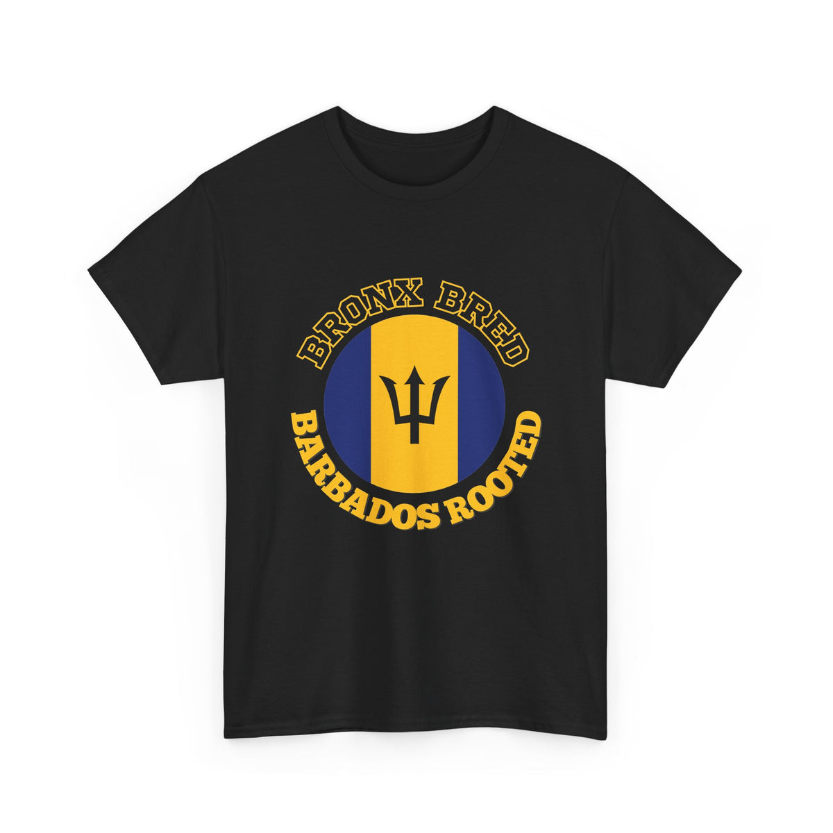 Barbados Rooted 'Bronx Bred' T-Shirt — Caribbean Pride Tee