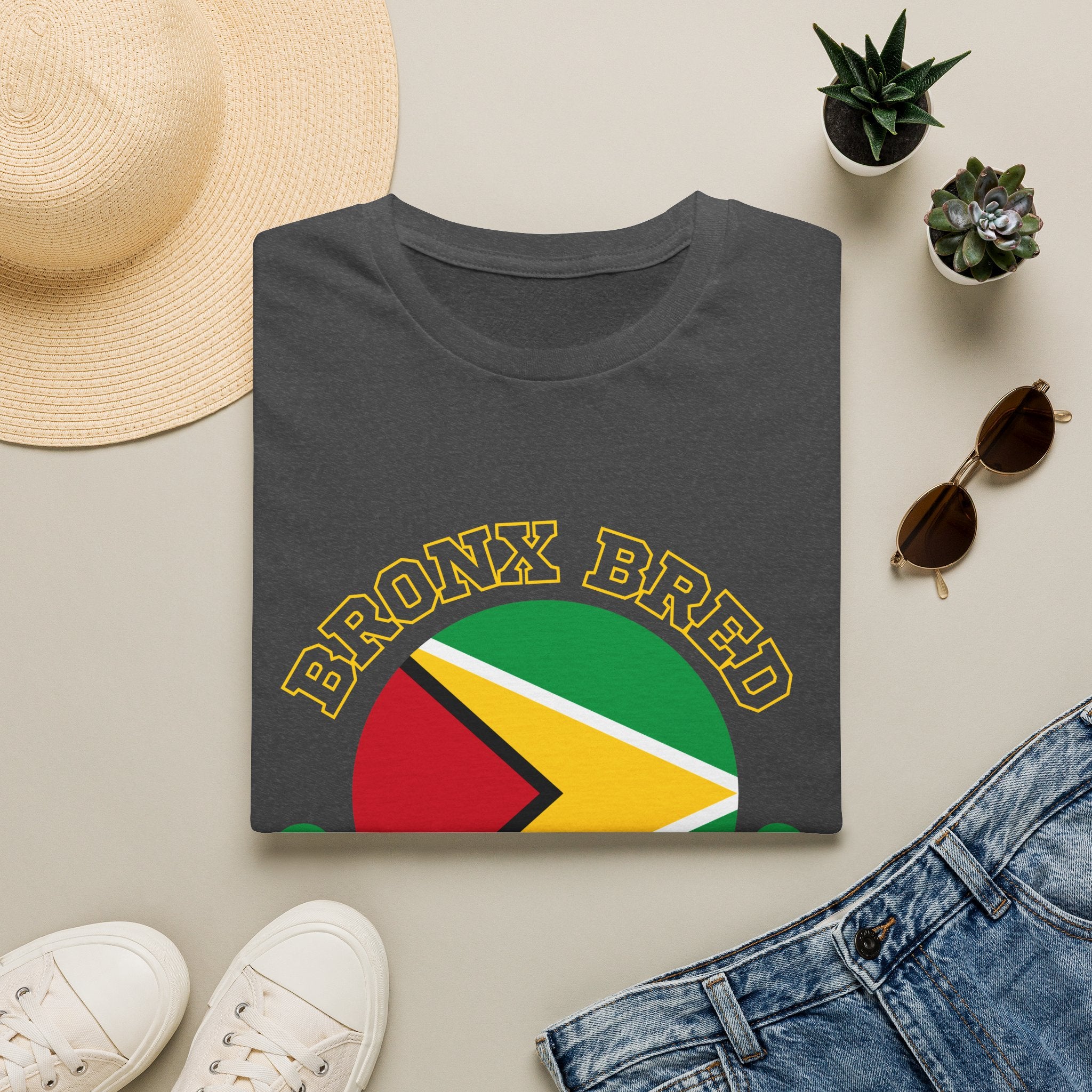 Bronx Bred, Guyana Rooted Tee | Boogie Down Caribbean Pride Shirt
