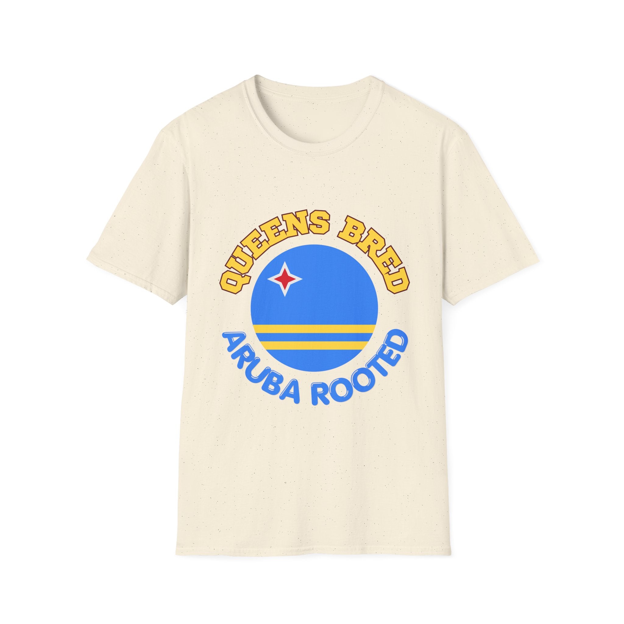Queens Bred Aruba Rooted T-Shirt — Caribbean Pride Tee