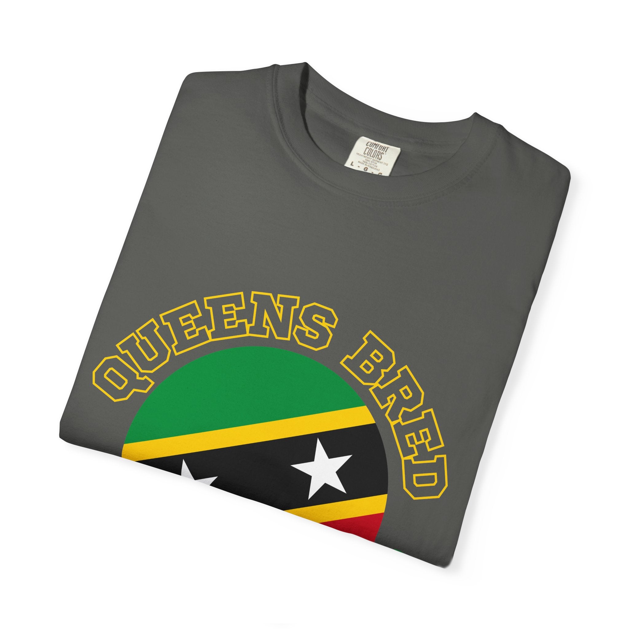 Queens Bred, St. Kitts Rooted Tee | Twin Island Pride Shirt