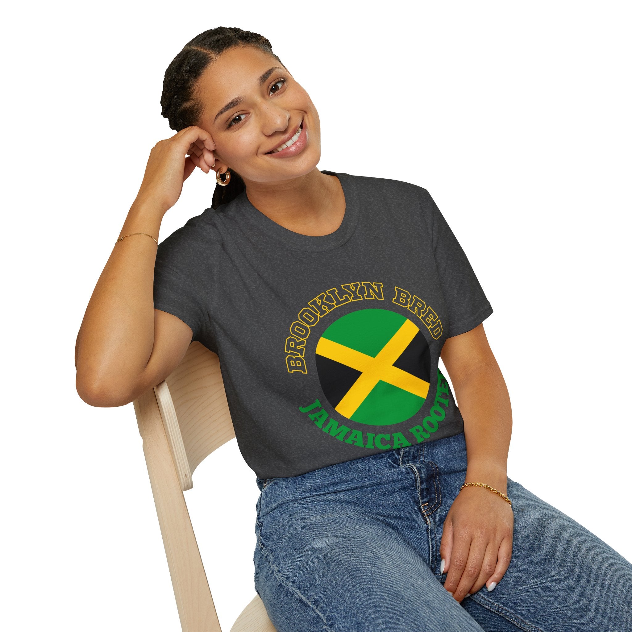 Brooklyn Bred, Jamaica Rooted T-Shirt | Caribbean Pride Tee for Carnival & Festival Season