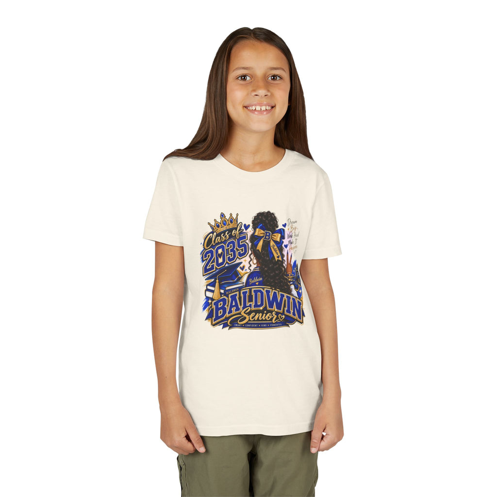 Baldwin Class of 2035 Youth T‑Shirt — 'Senior' School Spirit Tee