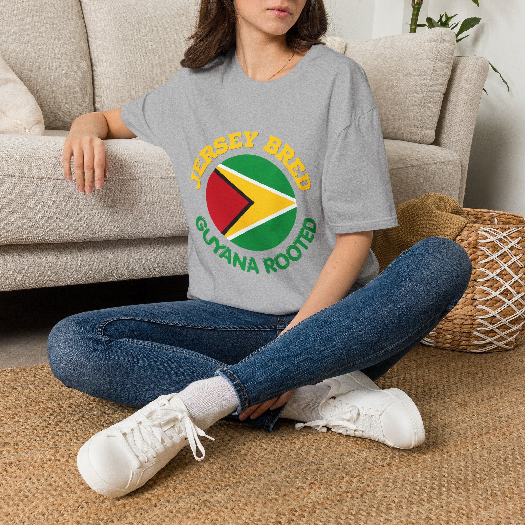 Jersey Bred Guyana Rooted T-Shirt