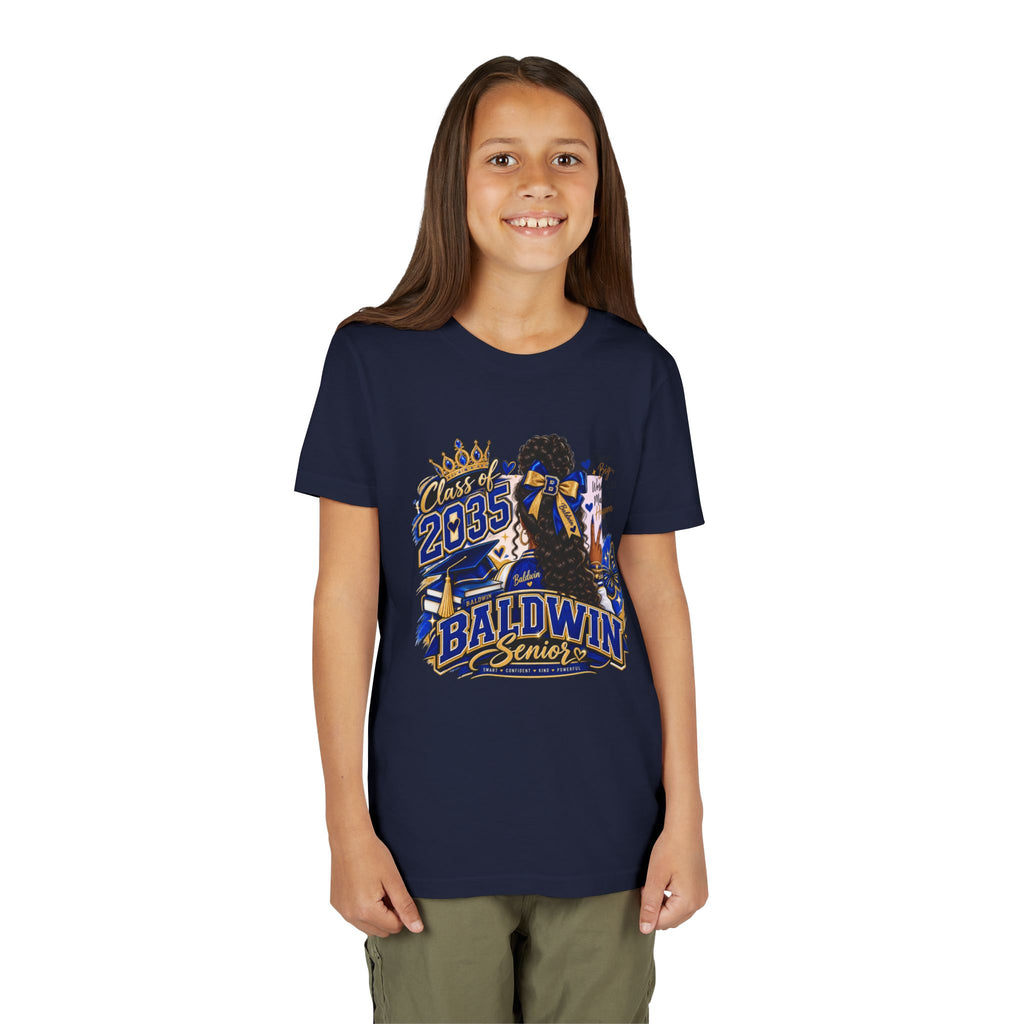 Baldwin Class of 2035 Youth T‑Shirt — 'Senior' School Spirit Tee