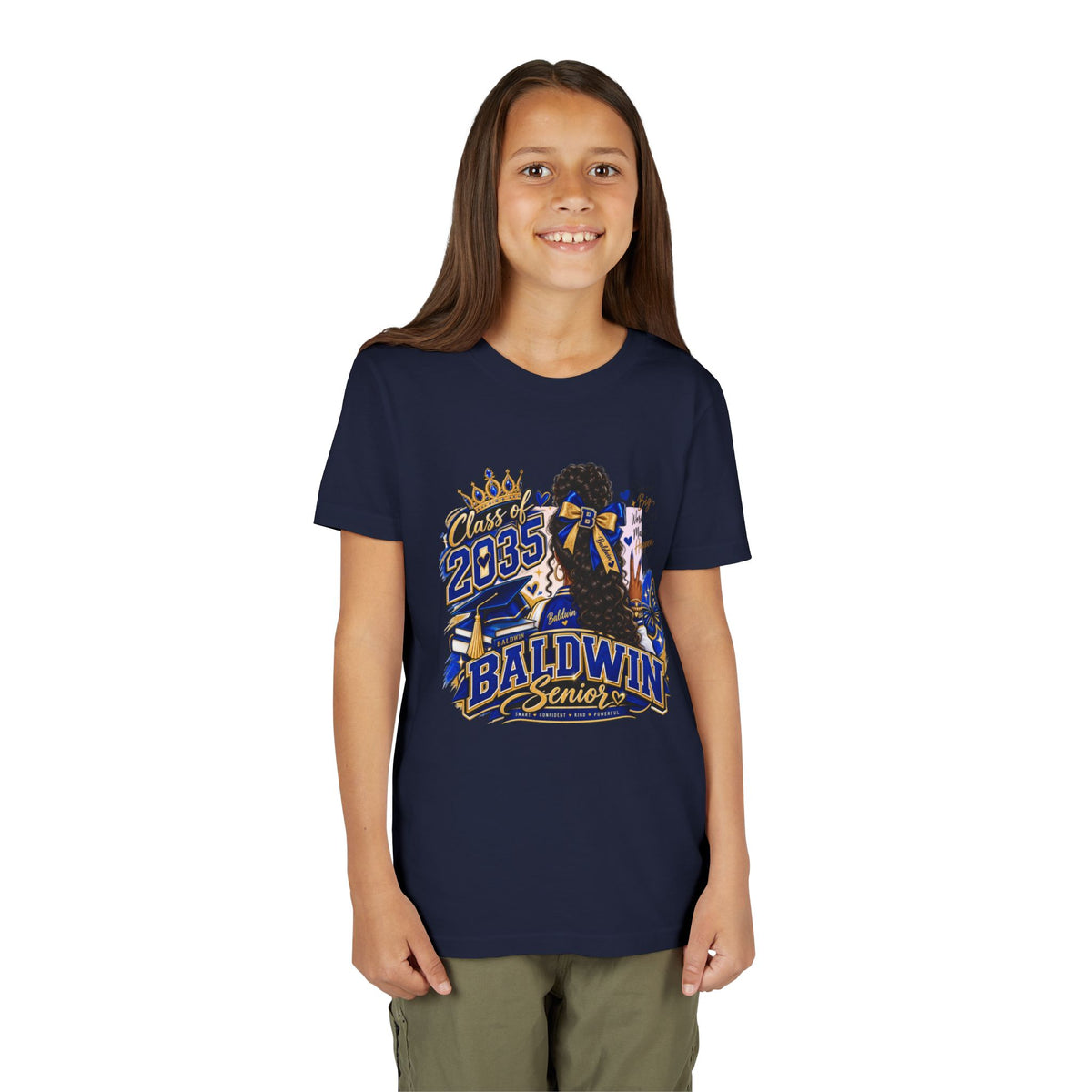 Baldwin Class of 2035 Youth T‑Shirt — 'Senior' School Spirit Tee
