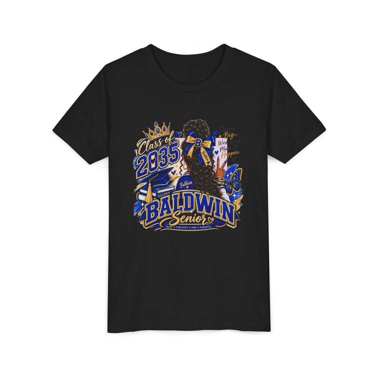 Baldwin Class of 2035 Youth T‑Shirt — 'Senior' School Spirit Tee
