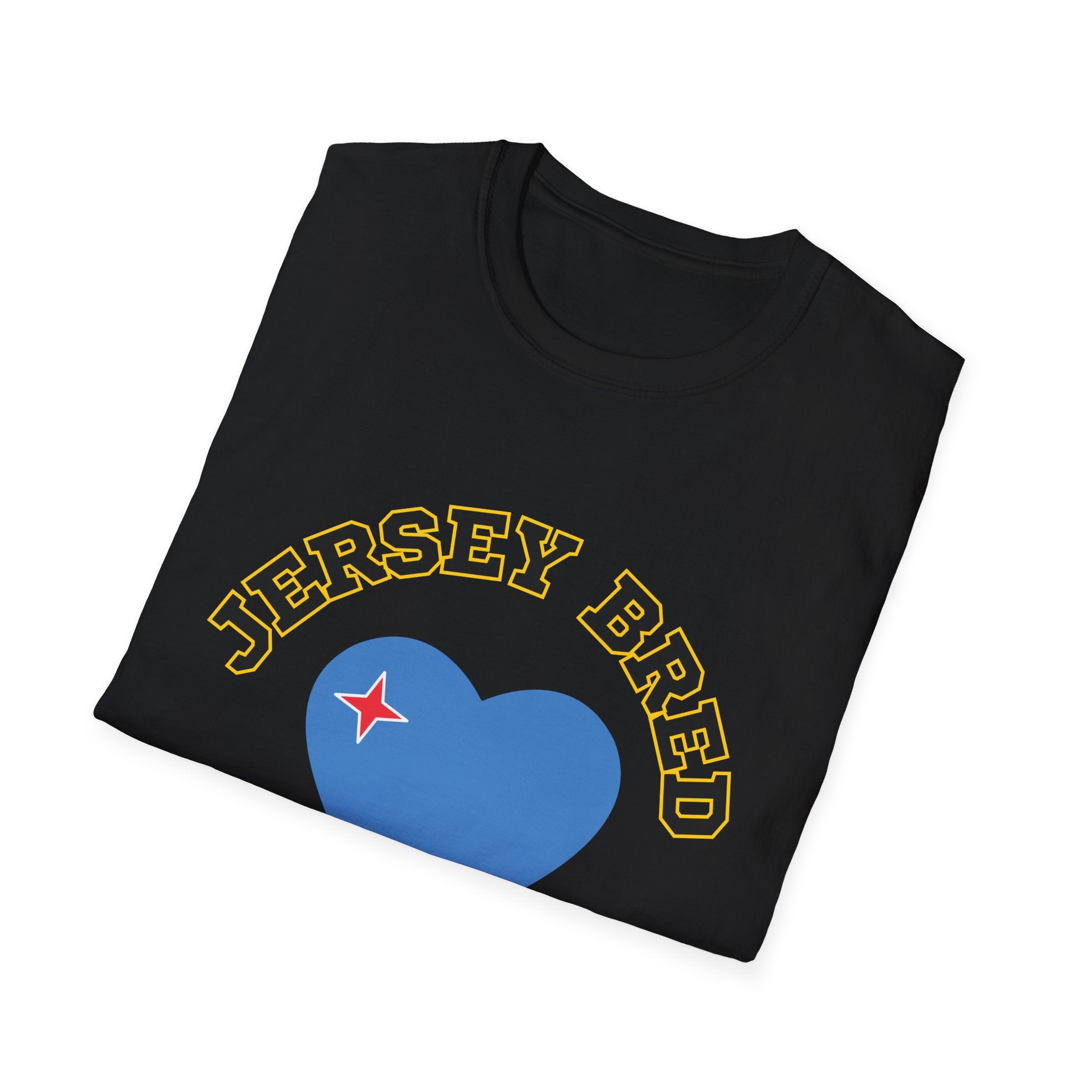 Jersey Bred Aruba Rooted T-Shirt — Heart Flag Pride Tee