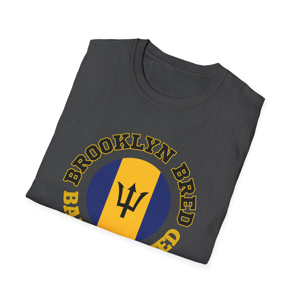 Brooklyn Bred • Bajan Rooted T-Shirt — Barbados Trident Graphic Tee