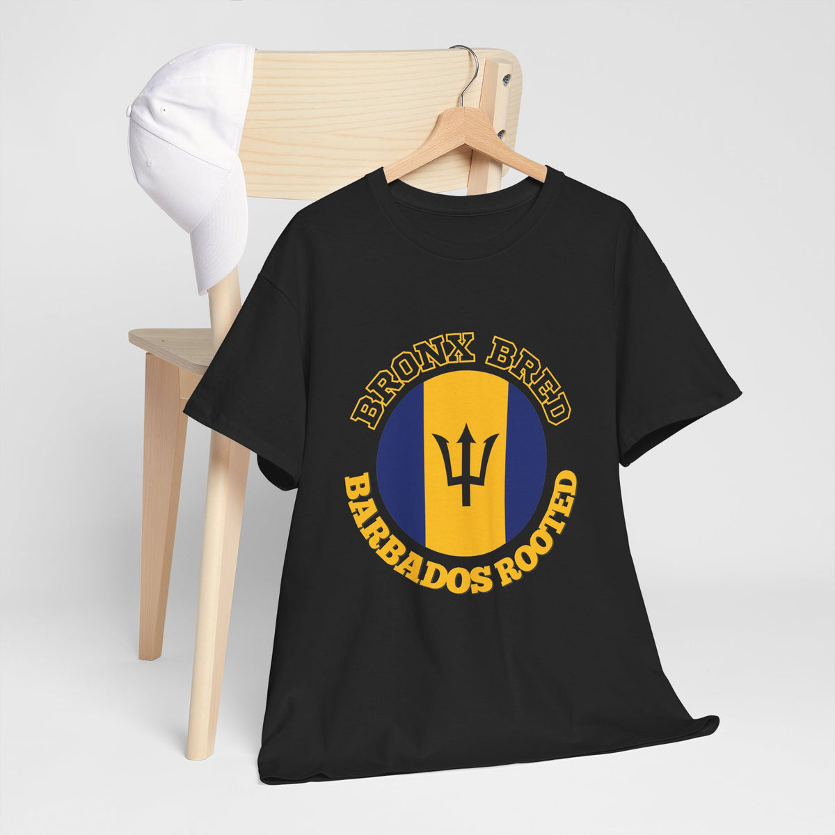 Barbados Rooted 'Bronx Bred' T-Shirt — Caribbean Pride Tee