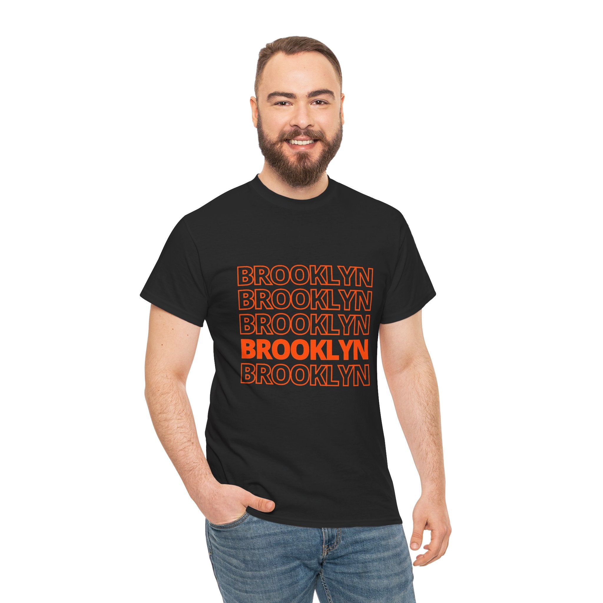 Brooklyn on Repeat Tee - Brooklyn Graphic Tee Shirt