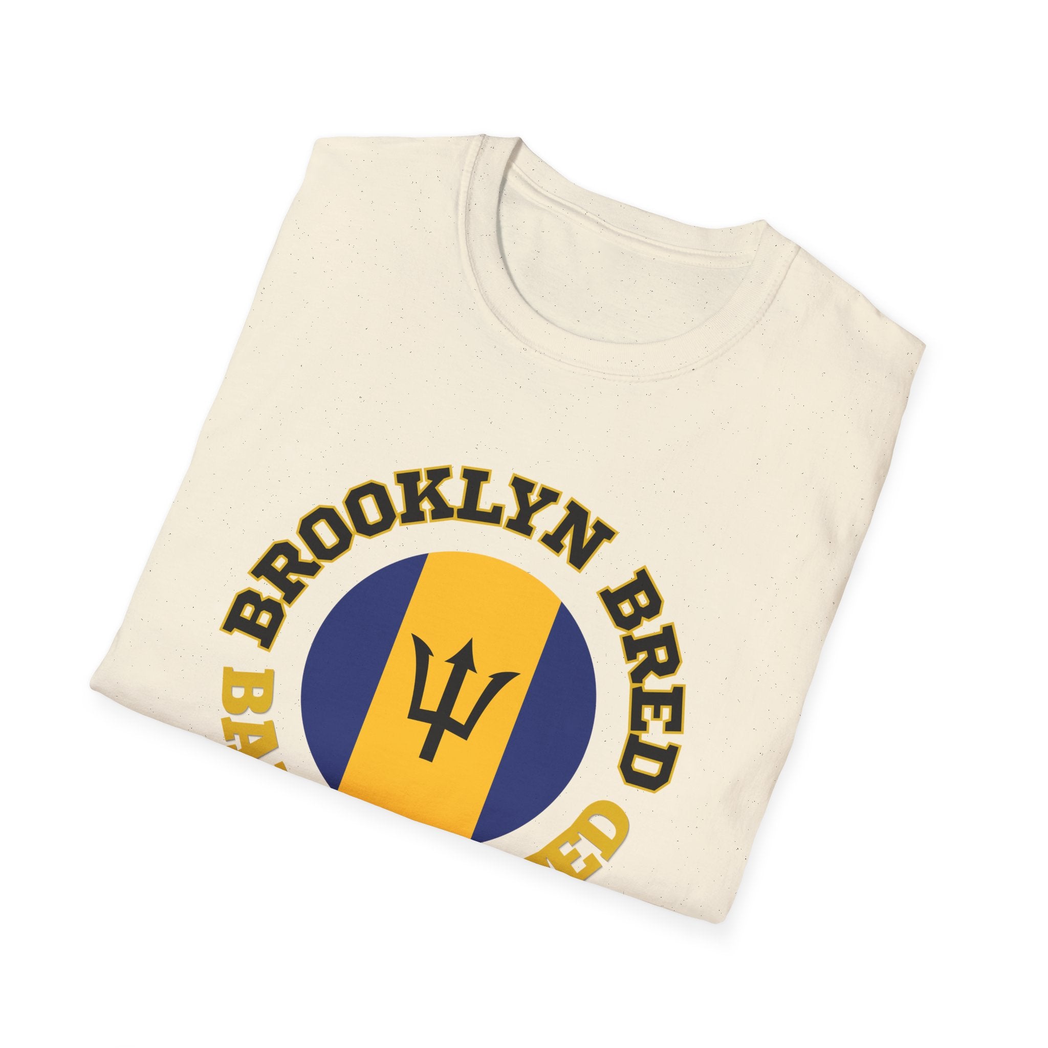 Brooklyn Bred • Bajan Rooted T-Shirt — Barbados Trident Graphic Tee