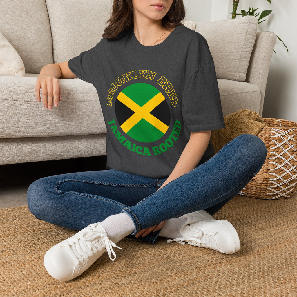 Brooklyn Bred, Jamaica Rooted T-Shirt | Caribbean Pride Tee for Carnival & Festival Season