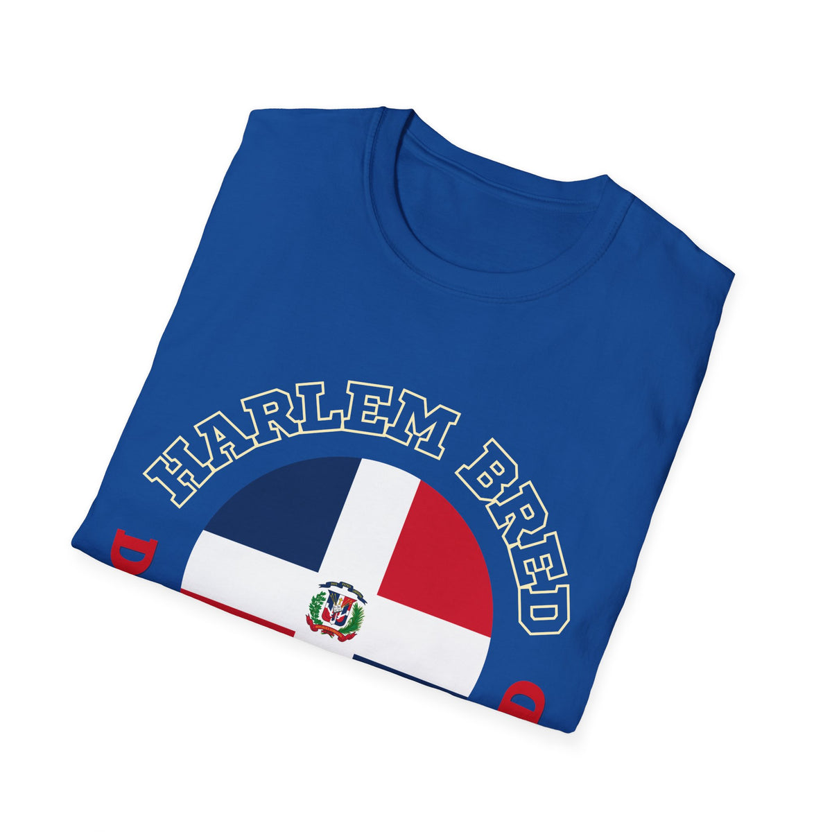 Harlem Bred Dominican Rooted Tee | Dominican Flag Graphic T-Shirt