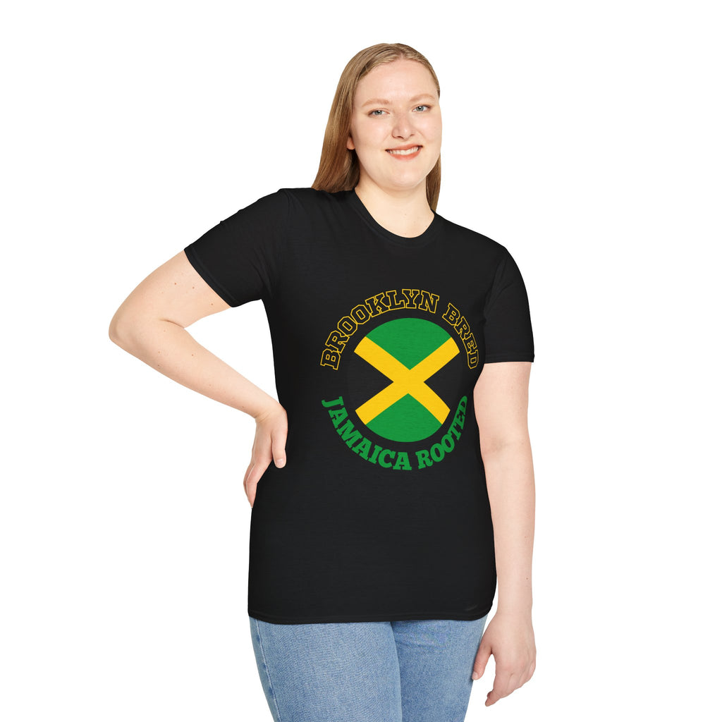 Brooklyn Bred, Jamaica Rooted T-Shirt | Caribbean Pride Tee for Carnival & Festival Season