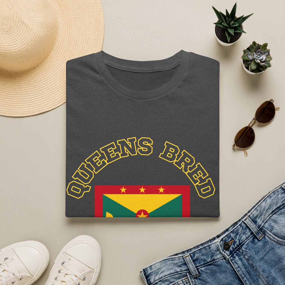 Queens Bred, Grenada Rooted Heritage T-Shirt