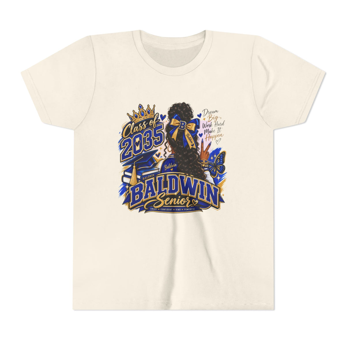 Baldwin Class of 2035 Youth T‑Shirt — 'Senior' School Spirit Tee
