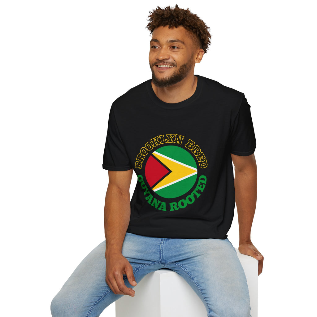 Brooklyn Bred Guyana Rooted T-Shirt | Caribbean Pride Parade Tee