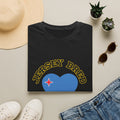 Jersey Bred Aruba Rooted Heritage Heart Tee — Island Pride Graphic T-Shirt
