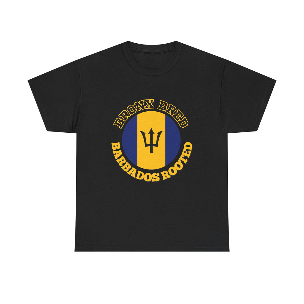 Barbados Rooted 'Bronx Bred' T-Shirt — Caribbean Pride Tee