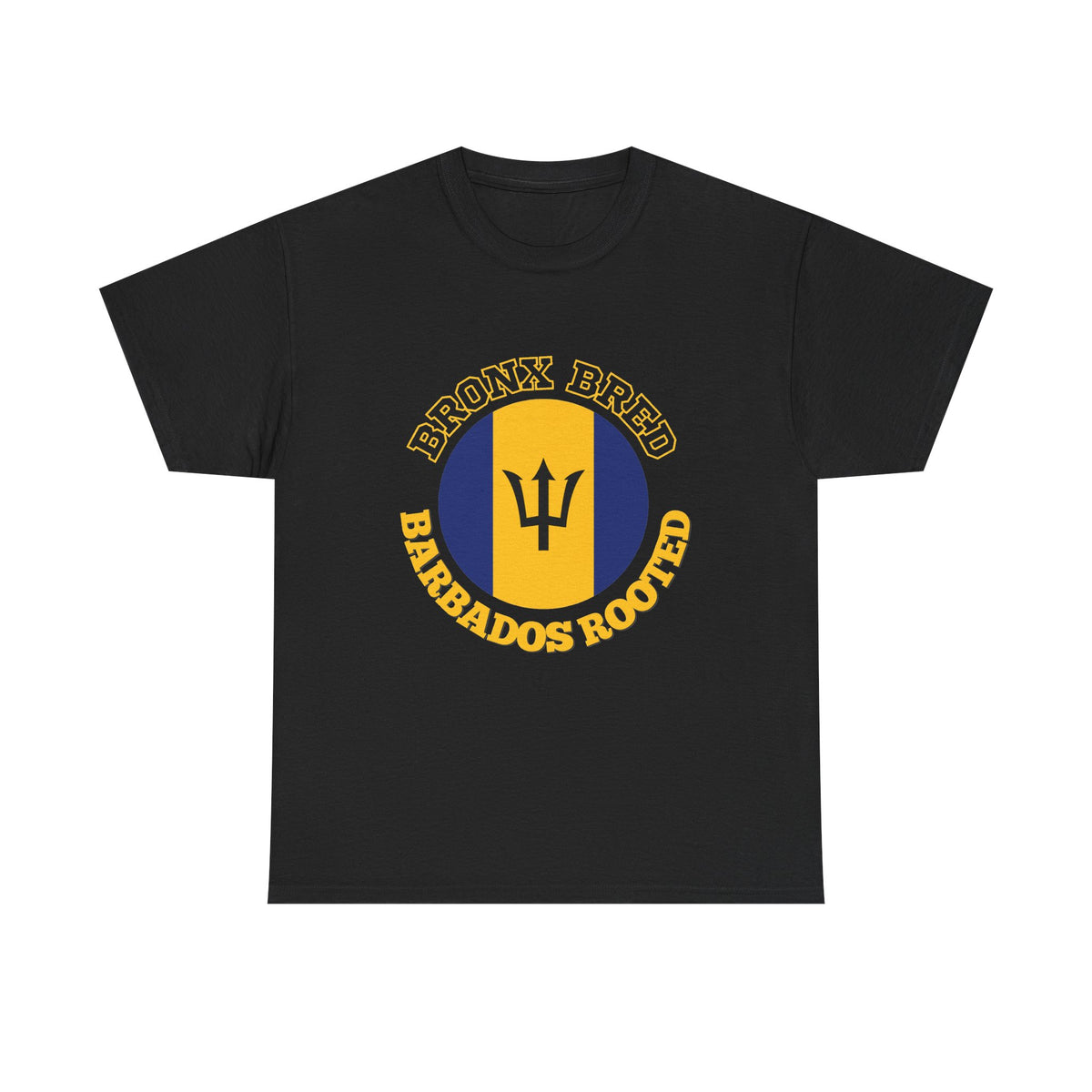 Barbados Rooted 'Bronx Bred' T-Shirt — Caribbean Pride Tee
