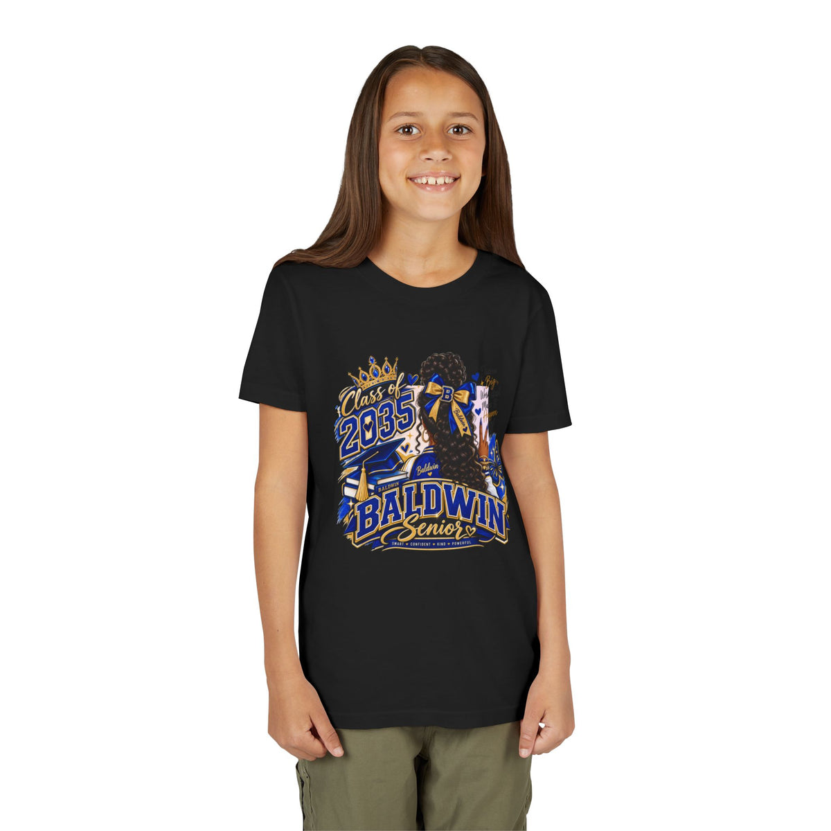 Baldwin Class of 2035 Youth T‑Shirt — 'Senior' School Spirit Tee