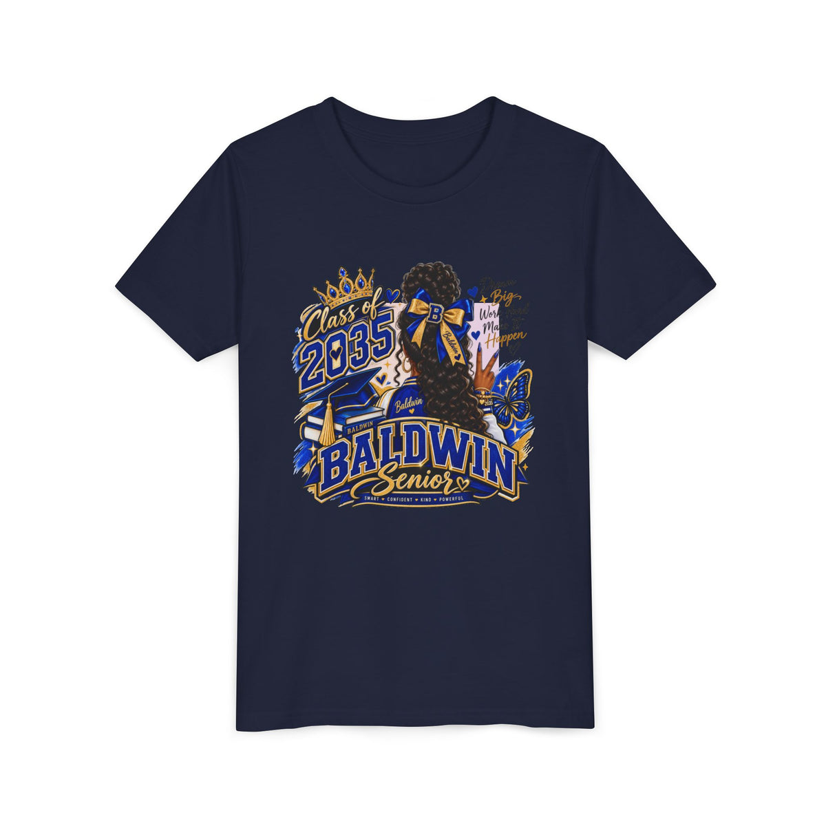 Baldwin Class of 2035 Youth T‑Shirt — 'Senior' School Spirit Tee