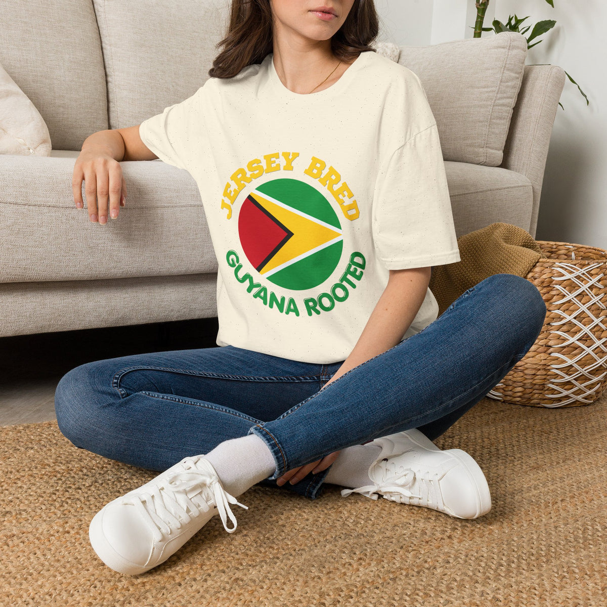 Jersey Bred Guyana Rooted T-Shirt