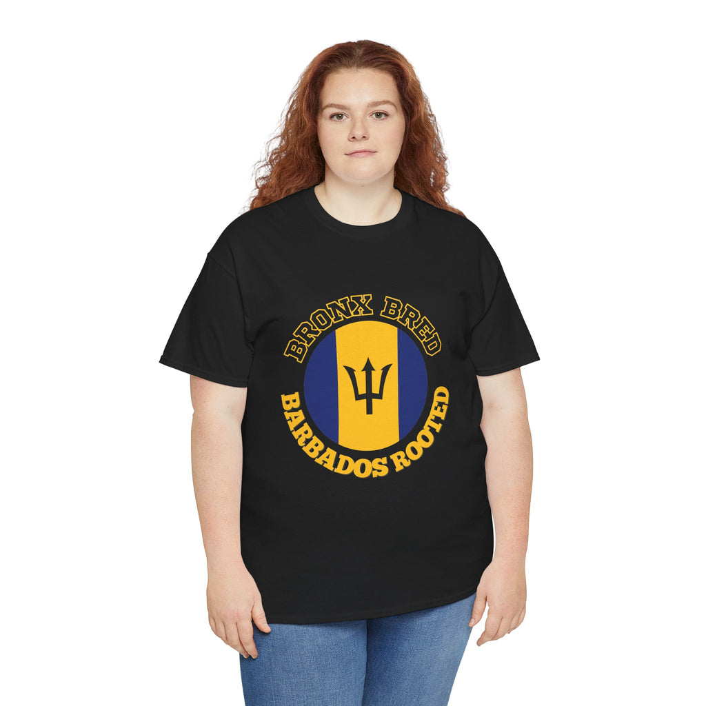 Barbados Rooted 'Bronx Bred' T-Shirt — Caribbean Pride Tee
