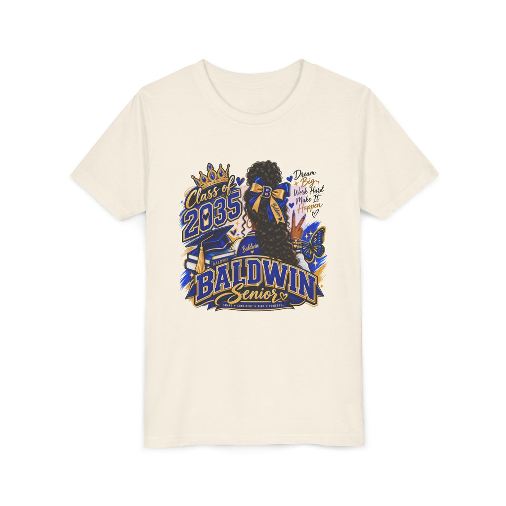 Baldwin Class of 2035 Youth T‑Shirt — 'Senior' School Spirit Tee