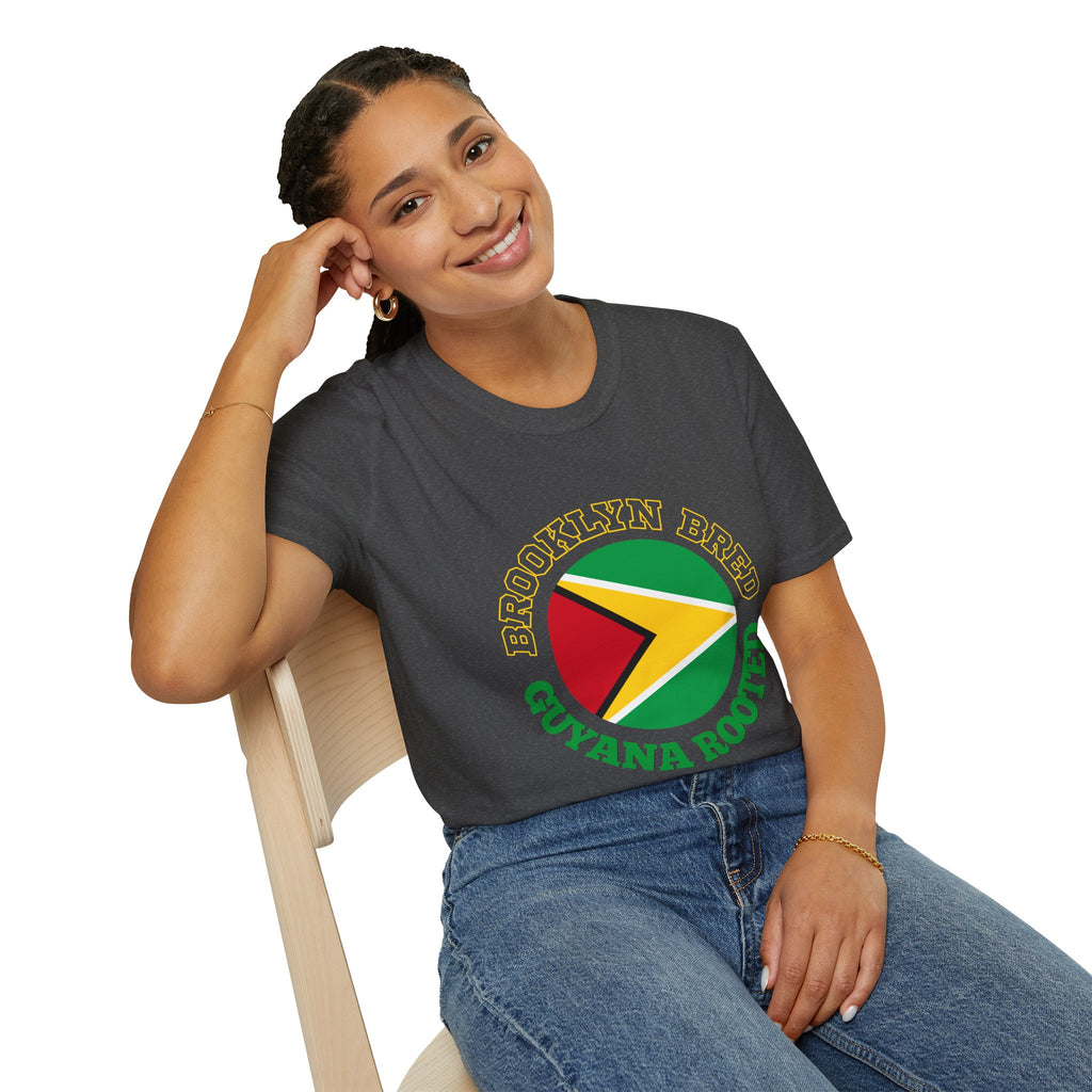 Brooklyn Bred Guyana Rooted T-Shirt | Caribbean Pride Parade Tee