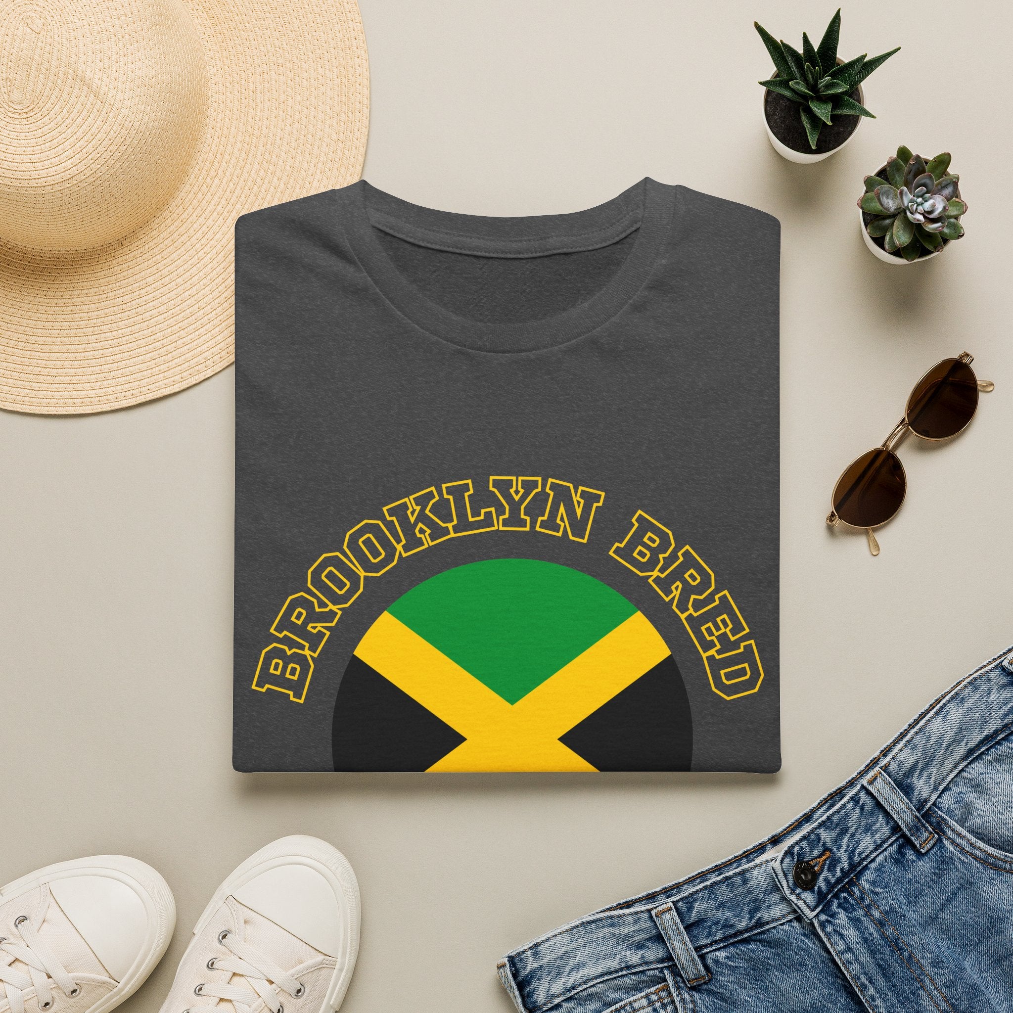 Brooklyn Bred, Jamaica Rooted T-Shirt | Caribbean Pride Tee for Carnival & Festival Season