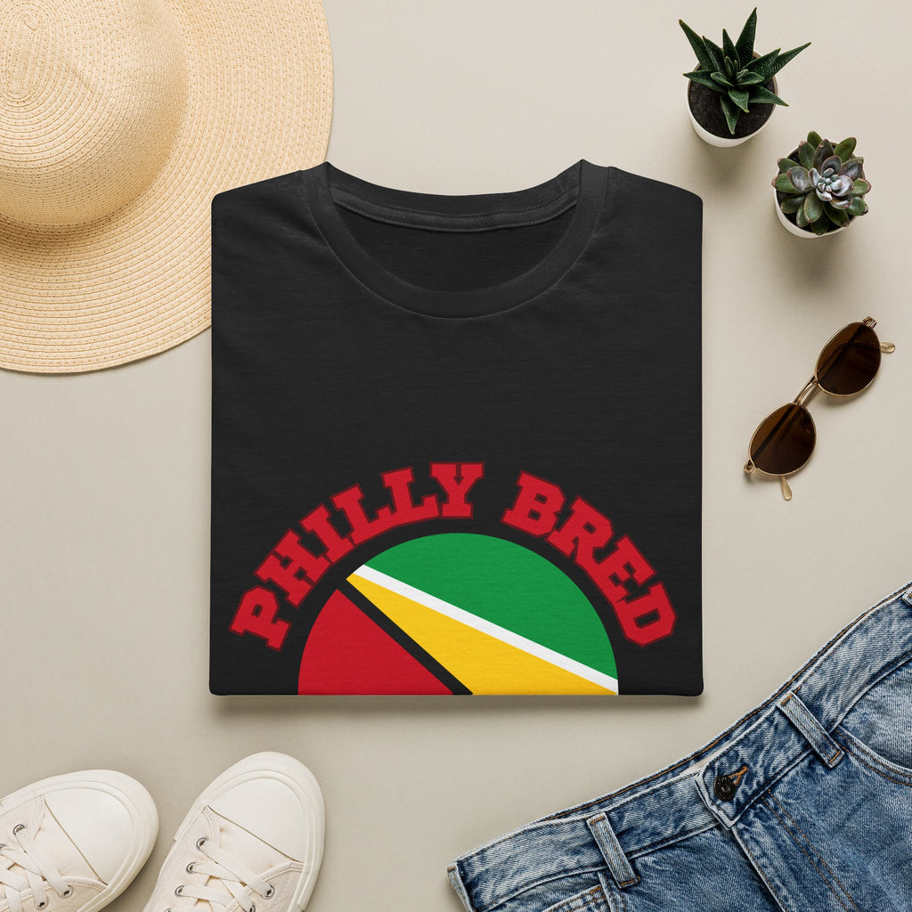 Guyana Rooted "Philly Bred" T-Shirt — Guyanese Flag Pride Tee