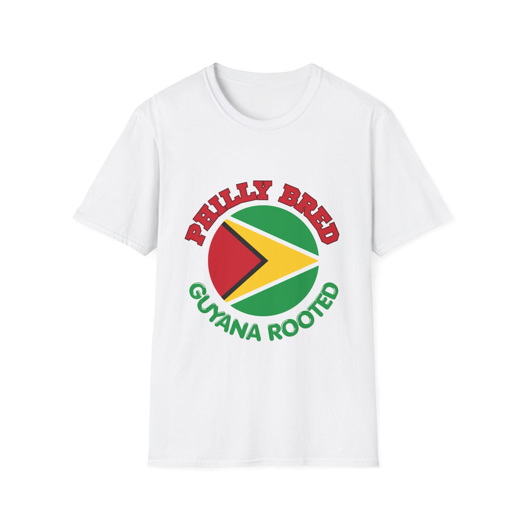 Guyana Rooted "Philly Bred" T-Shirt — Guyanese Flag Pride Tee