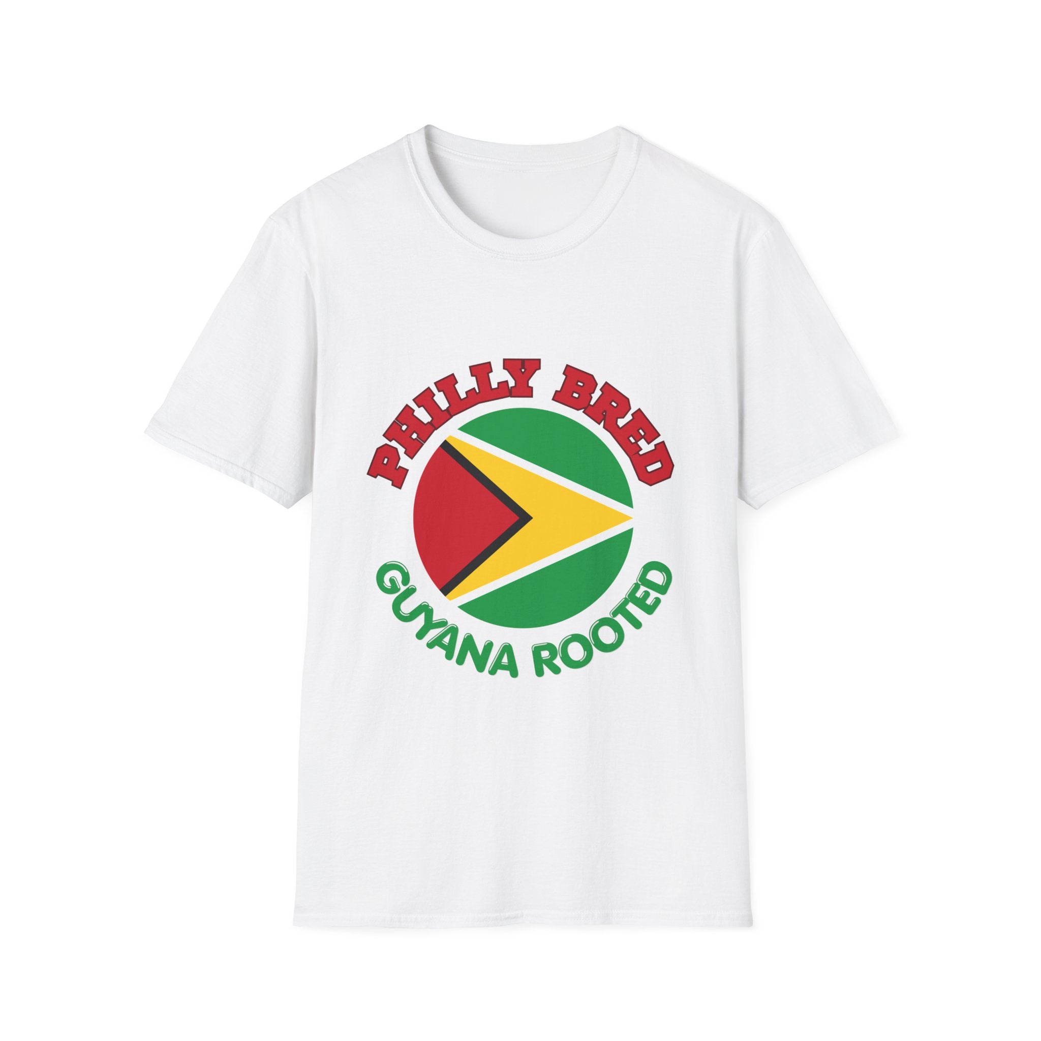 Guyana Rooted "Philly Bred" T-Shirt — Guyanese Flag Pride Tee