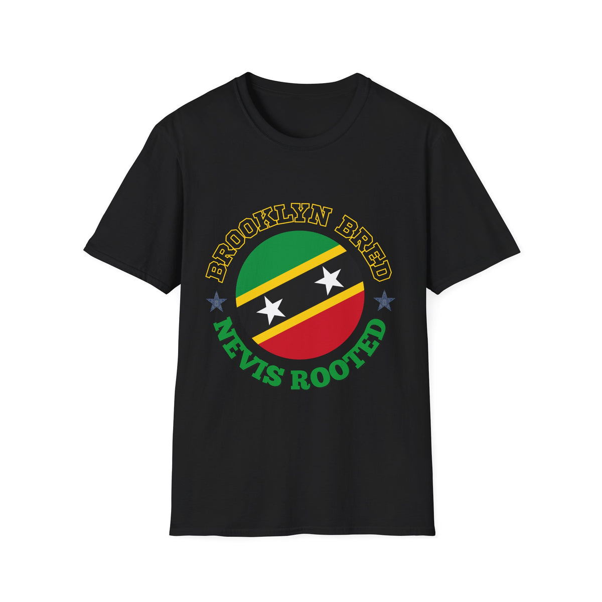Brooklyn Bred Nevis Rooted T-Shirt — Caribbean Pride Graphic Tee
