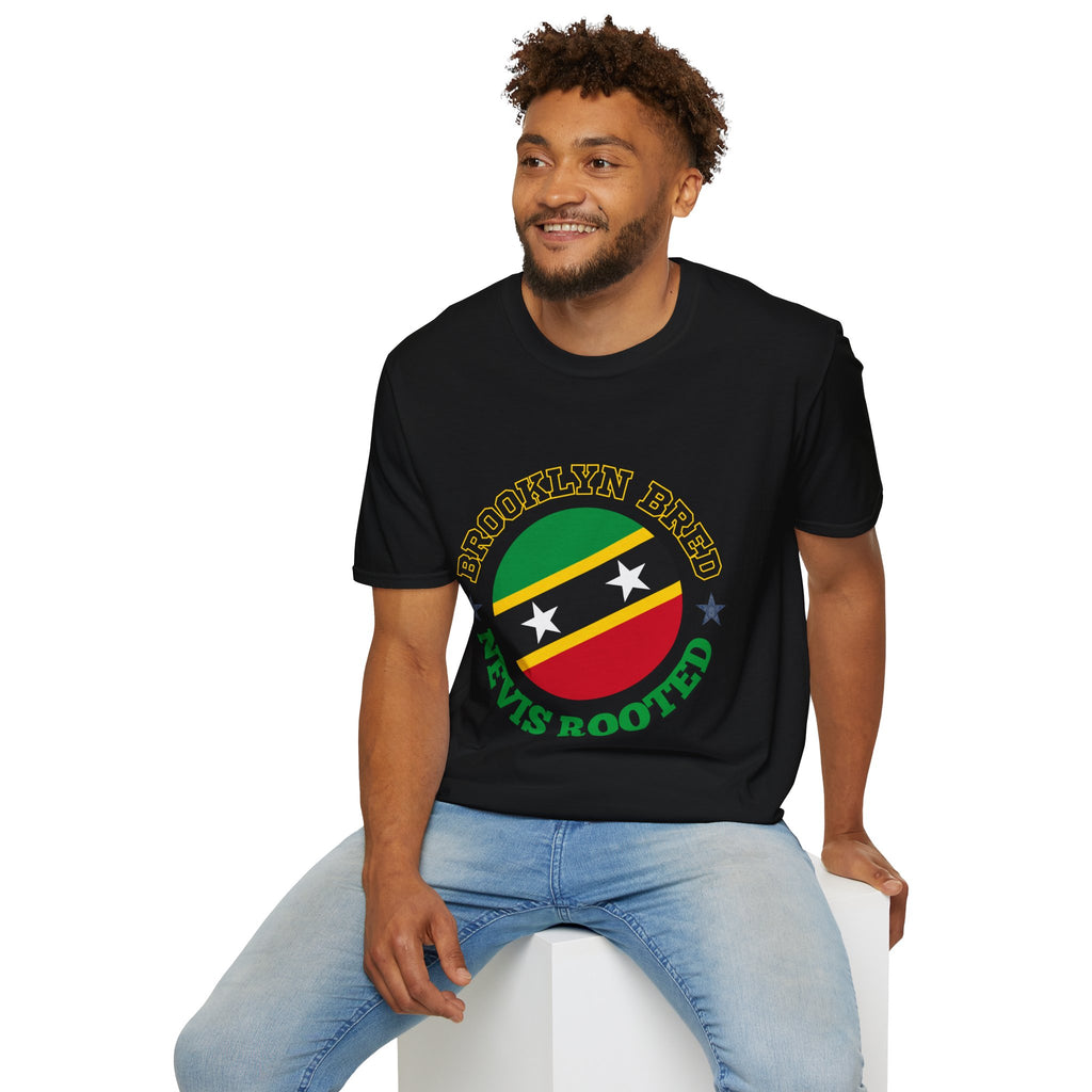 Brooklyn Bred Nevis Rooted T-Shirt — Caribbean Pride Graphic Tee