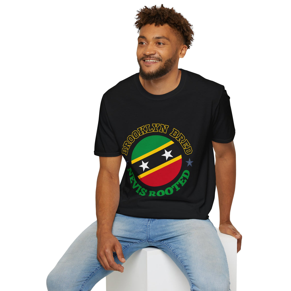 Brooklyn Bred Nevis Rooted T-Shirt — Caribbean Pride Graphic Tee