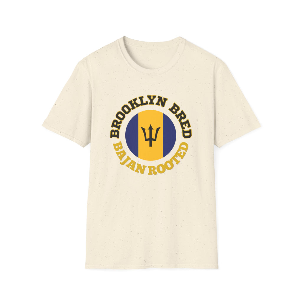 Brooklyn Bred • Bajan Rooted T-Shirt — Barbados Trident Graphic Tee